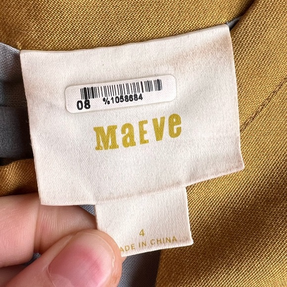 Anthropologie gold dress - Picture 5 of 5